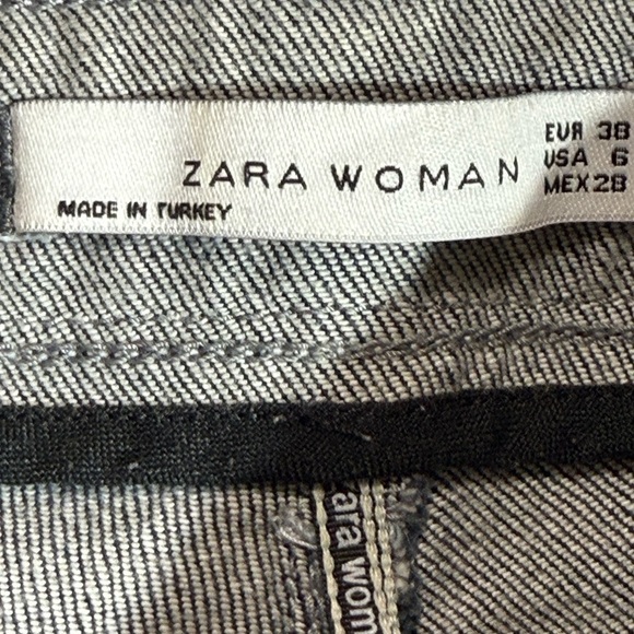 Zara Woman Jeans Dark Denim NWOT Bootleg Size 6 - Picture 7 of 10
